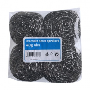 Drôtenka nerezová špirálová 4x40g 