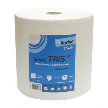 Priemyselné utierky v rolke TRIS, 147 m 2ks 