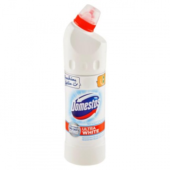 Domestos WC čistiaci gél 750 ml - ULTRA WHITE White & Shine 