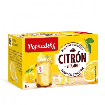 Čaj BOP ovocný citrón a vitamín C 18 x 2 g 
