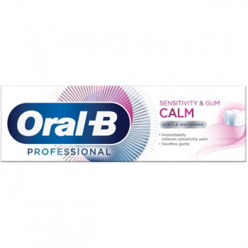 DARČEK: Oral B zubná pasta Sensitive & gum calm gentle whitening 75 ml 