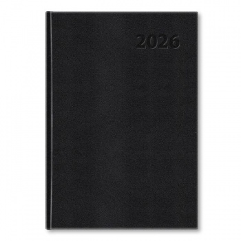 Diár týždenný B5 16,5 x 24,5 cm Manager 2026 - čierny 