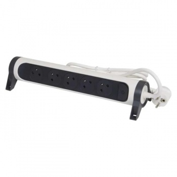 Predlžovací kábel Legrand otočný s 5 zásuvkami s vypínačom 3m 