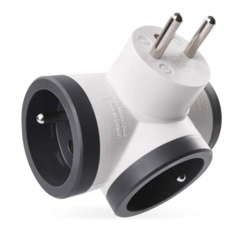 Zásuvka rozbočovacia LEGRAND Revolution 3x guľatá 