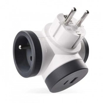 Zásuvka rozbočovacia LEGRAND Revolution 2×, 1× USB-A + 1×USB-C 