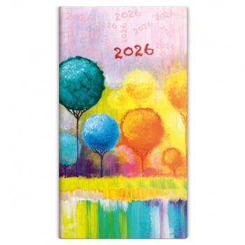 Dvojtýždňový diár 8,5 x 15,4 cm Napoli dizajn7 