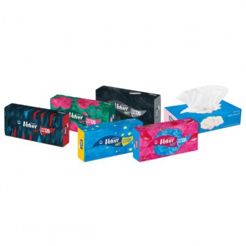 Kozmetické utierky 3-vrstvové VELVET Art 120ks 