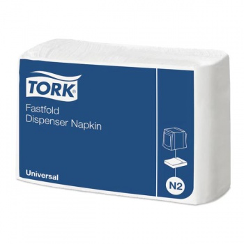 Papierové servítky 1-vrstv. TORK Fastfold biele N4 (36x300ks) 