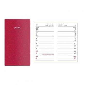 Dvojtýždňový diár Napoli 17,8 x 7,7 cm dizajn 5 