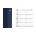 Diár vreckový Torino dvojtýždňový 8,5 x 15,4cm modrý 2026 