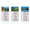 Plánovací kalendár ŠTANDARD 3-mesačný KOMBI 29,5 x 66,3 cm 