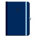 Diár denný A5 FLORENCIA modrý s gumičkou 2026 