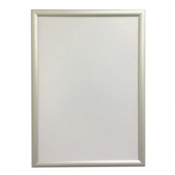 Klaprám A4 ostrý roh, strieborný 