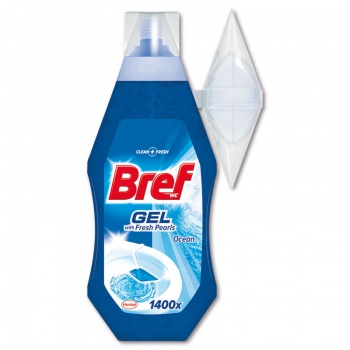 WC gél Bref - more, so zásobníkom, 360 ml