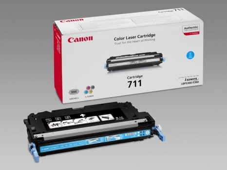 Toner Canon CRG-711C - azúrová