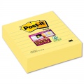 Bločky Post-it Super StickyXL - žlté, linajkové, 101 x 101 mm