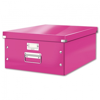 Box CLICK-N-STORE WOW - A3, ružový