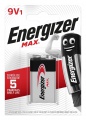 Alkalické batérie Energizer Max 9 V, 1 ks