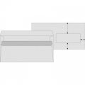 Obálky DL - s okienkom, samolepiace, 50 ks