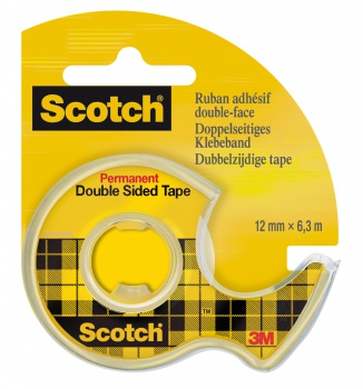 Lepiaca obojstranná páska Scotch so zásobníkom, 12 mm x 6,3 m