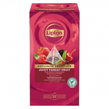 Čierny čaj Lipton Juicy Forest Fruit, 25 ks