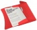 Dosky na dokumenty s chlopňami a gumičkou Esselte VIVIDA - A4, červená