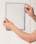 Samolepiaci panel Duraframe Sun A4 strieborný 