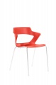 Konferenčná stolička Aoki, červená