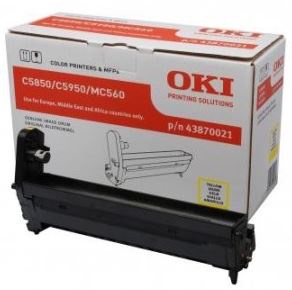 Valec obrazový pre toner OKI 43870021 - žltá