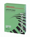 Farebný papier Office Depot Contrast - A4, intenzívna zelená, 120 g, 250 listov