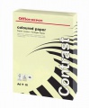 Farebný papier Office Depot Contrast - A4, pastelovo žltá, 80 g, 500 listov