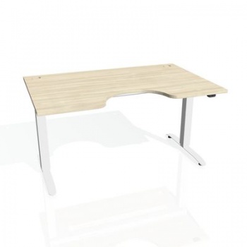 Písací stôl Hobis Motion Ergo MSE 2 1200 - agát/biela