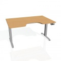 Písací stôl Hobis Motion Ergo MSE 2M 1200 - buk/sivá