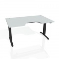 Písací stôl Hobis Motion Ergo MSE 2 1400 - sivá/čierna