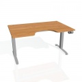 Písací stôl Hobis Motion Ergo MSE 2M 1400 - jelša/sivá