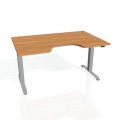 Písací stôl Hobis Motion Ergo MSE 2 1600 - jelša/sivá