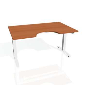 Písací stôl Hobis Motion Ergo MSE 2 1600 - čerešňa/biela