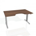 Písací stôl Hobis Motion Ergo MSE 2 1600 - orech/sivá