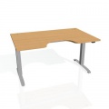Písací stôl Hobis Motion MSE 2 1800 - buk/sivá