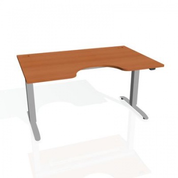 Písací stôl Hobis Motion MSE 2 1800 - čerešňa/sivá