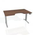 Písací stôl Hobis Motion MSE 2M 1800 - orech/sivá