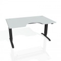 Písací stôl Hobis Motion MSE 3 1200 - sivá/čierna