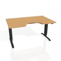 Písací stôl Hobis Motion MSE 3 1400 - buk/čierna