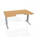 Písací stôl Hobis Motion MSE 3 1600 - buk/sivá