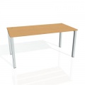Písací stôl Hobis Uni US 1200 - buk/sivá