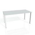 Písací stôl Hobis Uni US 1200 - sivá/biela
