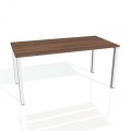 Písací stôl Hobis Uni US 1400 - orech/biela