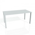 Písací stôl Hobis Uni US 1400 - sivá/sivá