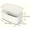 Úložný box vekom Leitz MyBox WOW - plastový, veľkosť S, biely/sivý