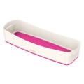 Organizér Leitz MyBox WOW - plastový, biely/ružový
